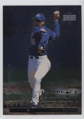 1999 Upper Deck Black Diamond Diamond Debut Carl Pavano #108 - Image 1 of 2