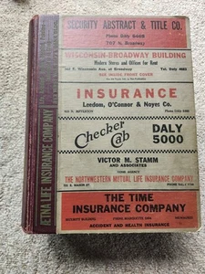 1947 Milwaukee City Directory Wisc. Phone Book Advertising Phone Numbers HC HTF - Picture 1 of 17