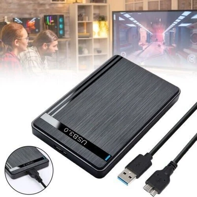 FESTPLATTENGEHÄUSE SSD & HDD USB 3,0 2,5 ZOLL EXTERNES FESTPLATTEN GEHÄUSE SATA - Bild 1 von 4