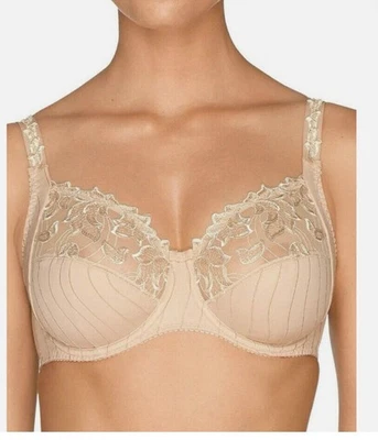 Prima Donna Deauville 0161810 Full Cup Bra uk 36b cafe latte Embroidered bnib - Image 1 of 4