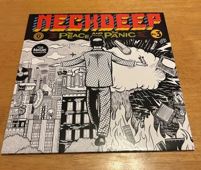 (USED) Neck Deep, The Peace And The Panic, Vinyl LP, 33 RPM, White Record NM/NM - Image 1 of 4