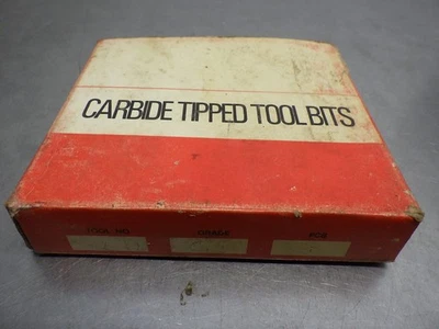 5 NEW! Carbide Tipped Tool Bits 3/4" Shank AL12 C2 - Image 1 of 3