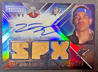 Parche SPx Rookie Home 2008-09/599 JaVale McGee #161 Rookie Auto RC Wizards Foto 1 de 2