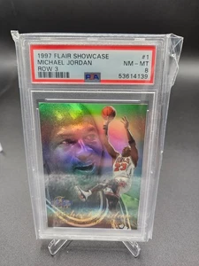 MICHAEL JORDAN PSA 8 NM/MT 1992 UPPER DECK MVP HOLOGRAMS #4 - Picture 1 of 2