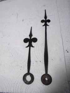 Pair-Original- English Fusee Clock Hands- Ca.1850-#V211 - Imagen 1 de 1