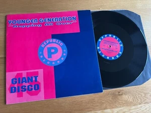 Younger Generation - We Rap More Mellow / Rappin All Over 12" 1989 Vinyl Hip Hop - Picture 1 of 4