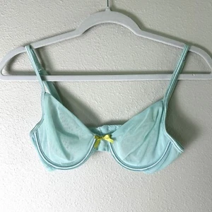 Sujetador Victorias Secret Talla 34B Verde Menta Nylon Spandex Con Aros - Imagen 1 de 8