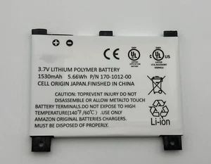 New Battery For Amazon Kindle 2 D00511 D00701 DX DXG D00801 S11S01A S11S01B - Picture 1 of 2