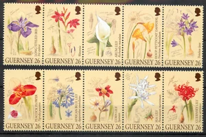 Guernsey 2000 A Botanist's Sketchbook: flowers set SG 867-876 MNH mint - Picture 1 of 1