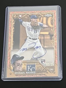 2023 Topps Gilded Michael Massey /25 Auto