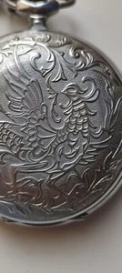 Vintage pocket watch Firebird Molniya in excellent condition with chain bm654 - Picture 1 of 7