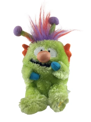 Gemmy Monster Maniacs Animated Plush Madge Green Sings Works Great - Image 1 of 4