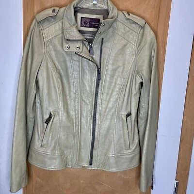 Chaqueta de cuero vintage Anna Klein talla mediana  Foto 1 de 2