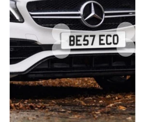 private number plate for sale BE57 ECO For Electric Cars Owned From New - Picture 1 of 4