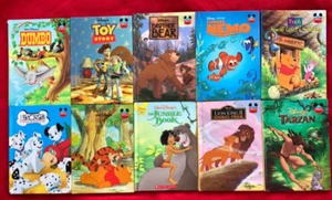 Lot of 10 Wonderful World Reading Walt Disney Cartoon Children Kids Books - Picture 1 of 5