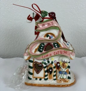 Casa de luz de té Blue Sky Clayworks 2009 Goldminc "Mom's Cookie Cottage" - Navidad - Imagen 1 de 8