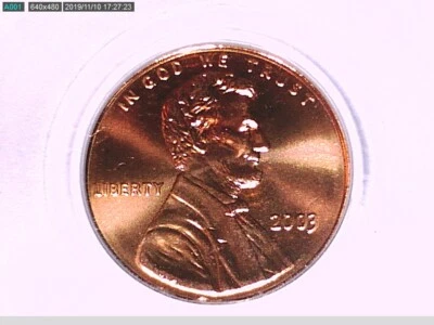 2003 P Lincoln Memorial Cent PCGS MS 68 RD 10169986 Video - Image 1 of 3