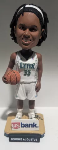 WNBA Minnesota Lynx SEIMONE AUGUSTUS BOBBLEHEAD SGA AUTOGRAPHED PLS READ RARE Cover