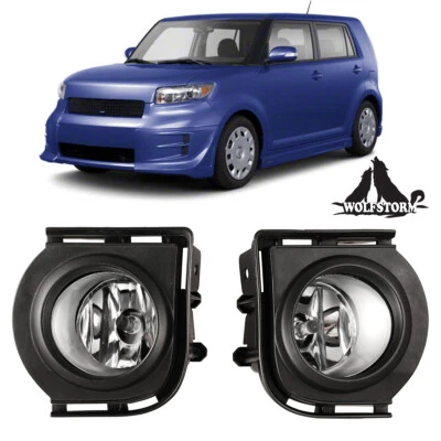 Par de luces antiniebla transparentes de repuesto para Scion xB 2008-2010 + cableado + kit de interruptor Foto 1 de 4