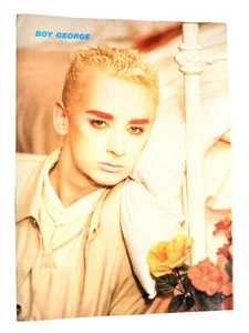 CULTURE CLUB / BOY GEORGE / THE CULT / MAGAZINE FULL PAGE PINUP POSTER CLIPPING - Picture 1 of 2