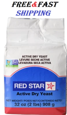 Red Star Active Dry Yeast, 2 Pound Pouch, Free Shipping - Image 1 of 4