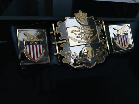 AWA World Heavyweight Wrestling Championship Title Belt Cnc Made Plates Cover