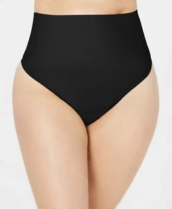 NEW NWT Maidenform Plus Size Tame Your Tummy Thong Style-DM0053 Black 2X XXL - Picture 1 of 4