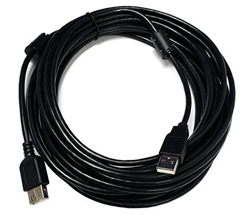 25 FT High Speed USB 2.0 Extension Cable Black for PC Laptop Cord(U2A1-A2-25)  - Image 1 of 1