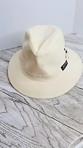 Original Panama Jack Fedora Safari Outback Canvas Hat Size Hat USA 100% - Picture 1 of 6
