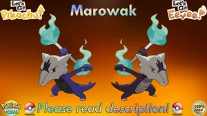 ⭐Shiny/Non-shiny Alolan Marowak 6IV XL⭐Let's Go Pikachu/Eevee HOME (💯Legal) - Picture 1 of 13