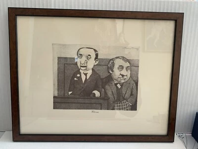 Impresión artística/marco de madera vintage de Charles Bragg “witness” - (leer) Foto 1 de 4