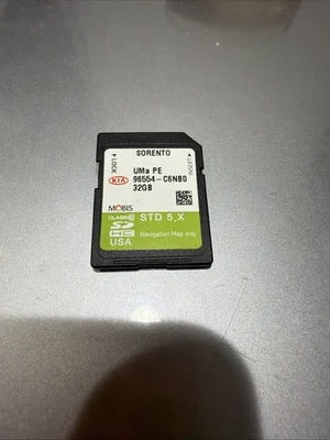 2018 2019 Sorento Navigation SD CARD MAP MEMORY DATA Part 96554-C6NB0 - Image 1 of 2