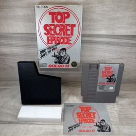 Golgo 13: Top Secret Episode Nintendo Entertainment System NES Complete CIB EUC