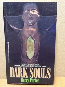 Vintage Horror 1989 Zebra Dark Souls Barry Porter 1st Edition Evil Army Entity - Imagen 1 de 15