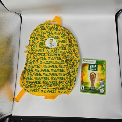 2014 FIFA World Cup Brazil (Microsoft Xbox 360) CIB Tested Working and Backpack - Image 1 of 4