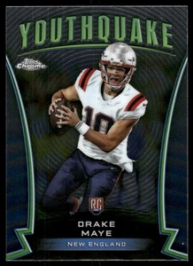 2024 Topps Chrome Drake Maye Youthquake #Y-2 New England Patriots - Picture 1 of 2