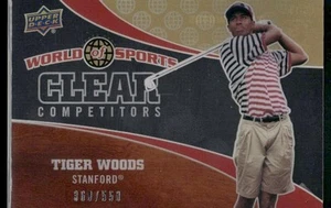 Upper Deck World of Sports 2010 #CC-13 Tiger Woods Clear Competitors #/550 - Imagen 1 de 2
