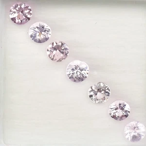 💎 7pcs Lot 1.34ct 3.5mm VS-VVS Round Natural Sapphire - Heated, Africa Gems - Picture 1 of 4
