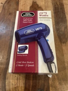 Vintage Vidal Sasson VS-526 Professional 1875 Watt Mini Turbo Reise Haartrockner - Bild 1 von 4