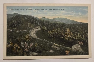 Auto Strada per Mt. Mitchell Near Asheville N.C. cartolina d'epoca mai usata XL9 - Foto 1 di 2