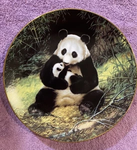 “El Panda” de Will Nelson – Placa de coleccionista Bradex de la especie en peligro de extinción - Imagen 1 de 6