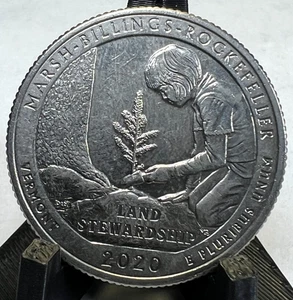 2020 W US, March-Billings Rockefellers , 25c US ATB Quarter, West Point #1 - Picture 1 of 2