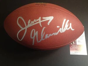 Jerry Glanville Falcons Signed Auto Wilson Football Ball JSA Certified COA - Imagen 1 de 2