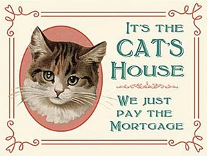 It's El Gatos Casa Grande Acero Letrero 400mm x 300mm (Og) - Picture 1 of 1