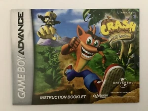 Crash Bandicoot The Huge Adventure Gameboy Advance GBA nur Anleitung - Bild 1 von 4