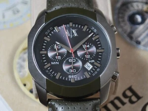 Bonito reloj cronógrafo de cuarzo para hombre ARMANI EXCHANGE AX1167 S.S. con fecha - Imagen 1 de 14