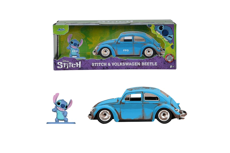 Lilo And Stitch 1959 VW Beetle   Figure 1:32 Model JADA TOYS - Immagine 1 di 1