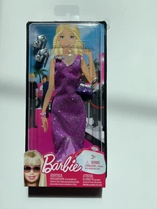 Rare Barbie Fashionistas Purple Dress with Stars 2009 - Picture 1 of 5