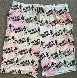 Pantalones cortos multicolores Mickey Mouse con bolsillos para hombre XL - Imagen 1 de 6