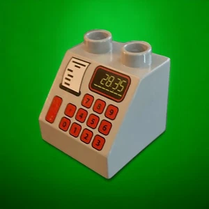 yellow Duplo block -2X2 cash register- combined shipping (MISC151) - Picture 1 of 1